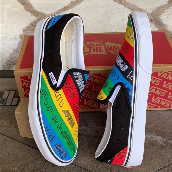 ••VANS CLASSIC SLIP-ON VANS SPIRIT MULTI/TRWHT WMN - Picture 2 of 16